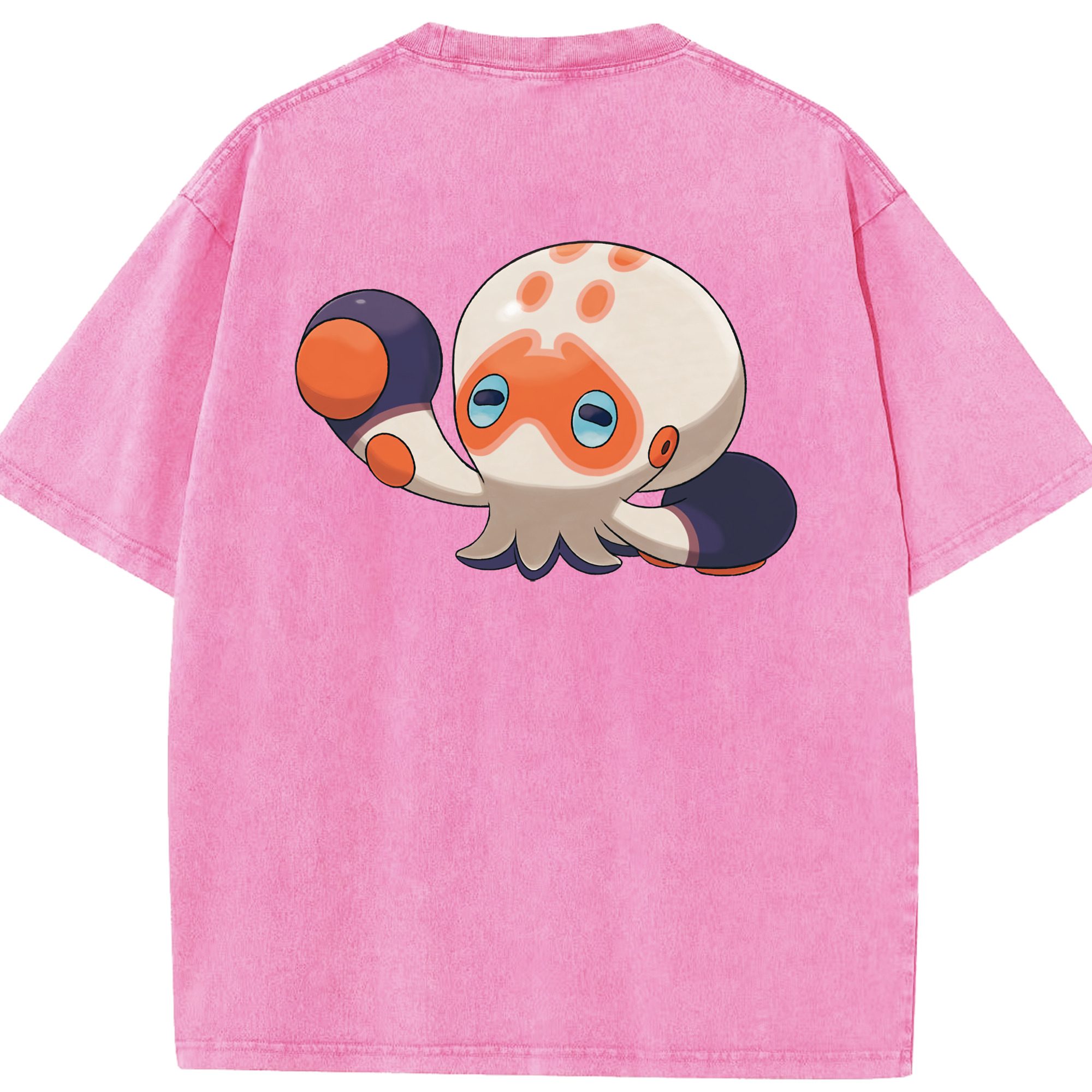 （画像用） ポケットモンスター Pokémon 綿100% ヴィンテージ風 半袖Tシャツ（背面プリント）